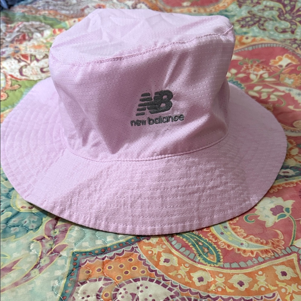 New Balance Light Pink Bucket Hat